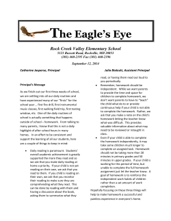 Eagle's Eye, September 12, 2014