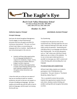 Eagle's Eye, October 30, 2014