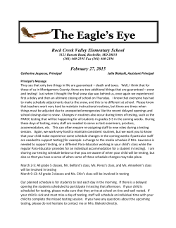 Eagle's Eye, February 27, 2015