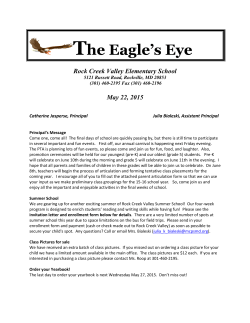 Eagle's Eye, May 22, 2015