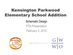 PTA Presentation, 2/3/2015