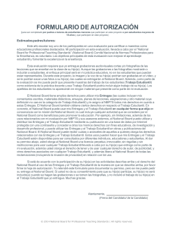 Highland View ES student release form spanish