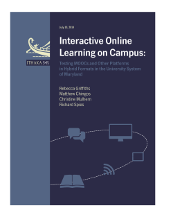 Interactive Online Learning on Campus (2014)