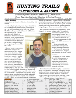 Cartridges and Arrows, January-April 2011