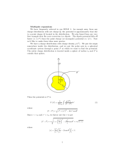 Multipole expansion