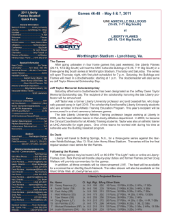 Complete Baseball Notes (UNCA)