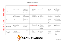 FCES Behavioral Expectations