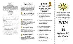 Fox Chapel Behavior Brochure&nbsp;