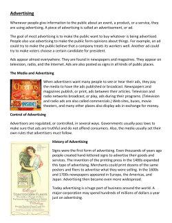 Advertising Article