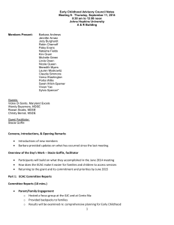 9/11/14 Meeting Notes