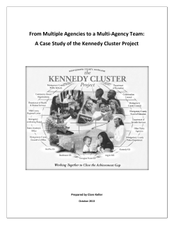 From Multiple Agencies to a Multi-Agency Team: A Case Study of the Kennedy Cluster Project
