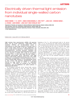 Electrically Driven Thermal Light Emission from Individual Single-Wall Carbon Nanotubes