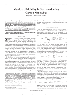 Multiband Mobility in Semiconducting Carbon Nanotubes