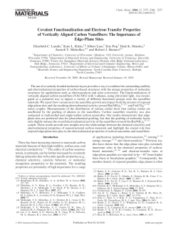 Covalent functionalization and Electron-Transfer Properties of Vertically Aligned Carbon Nanofibers: The importance of Edge-Plane Sites