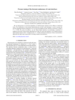 Pressure Tuning of the Thermal Conductance of Weak Interfaces