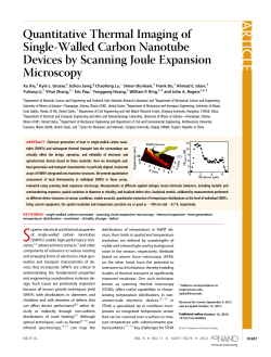 Quantitative Thermal Imaging of Single-Walled Carbon Nanotube Devices by Scanning Joule Expansion Microscopy