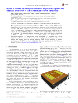 Impact of Thermal Boundary Conductances on Power Dissipation and Electrical Breakdown of Carbon Nanotube Network Transistors