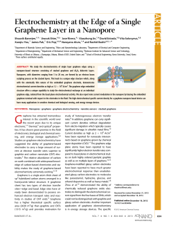 Electrochemistry at Edge of Single Graphene Layer in a Nanopore