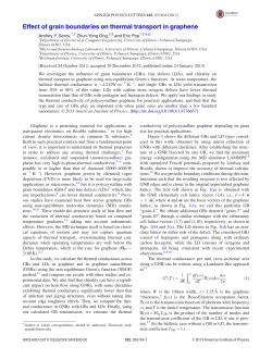 Effect of Grain Boundaries on Thermal Transport in Graphene