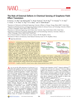 The Role of External Defects in Chemical Sensing of Graphene Field-Effect Transistors