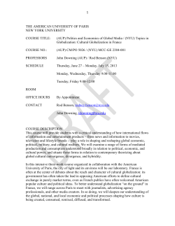 2013 draft syllabus
