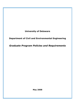 Graduate Handbook