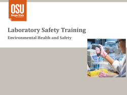 Lab Safety Training Presentation