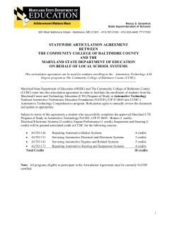 Community College of Baltimore 