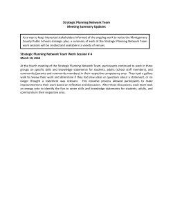 March 19, 2013 Meeting