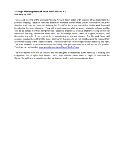 February 20, 2013 Meeting