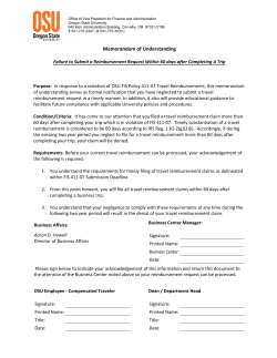 FIS 411-07 -MOU Travel Reimbursement Request
