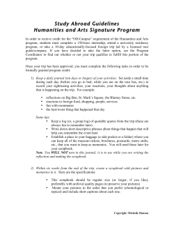 Study Abroad Guidelines