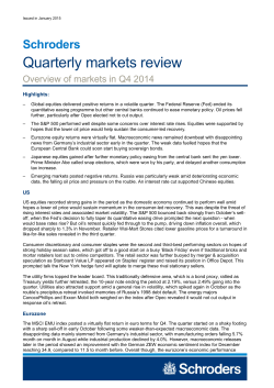 Quarterly markets review