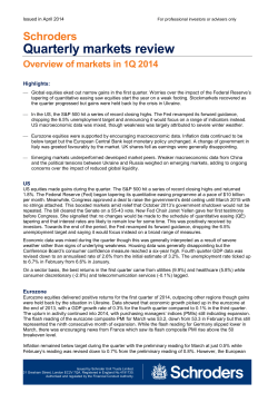 Quarterly markets review