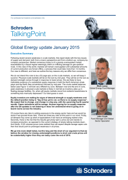Global Energy update January 2015