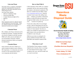 Hazardous Waste Disposal Guide