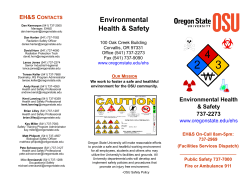 OSU EH S Brochure