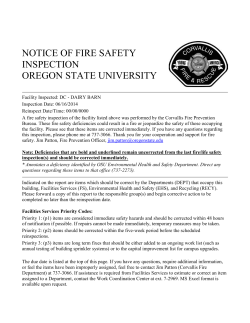 Dairy Barn inspection