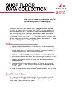 Shop Floor Data Collection
