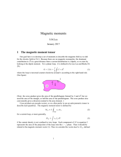 Magnetic moment,