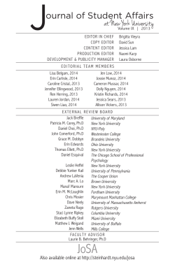 Click here to download and read the 2013 Journal!