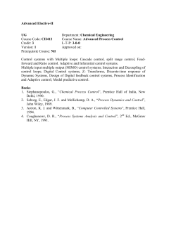 Advanced Elective-II