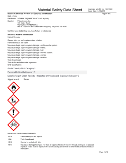 Material Safety Datasheet 25124 (PDF)