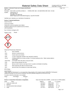Material Safety Datasheet 04397 (PDF)