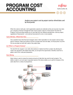 GloviaProgramCostAccounting