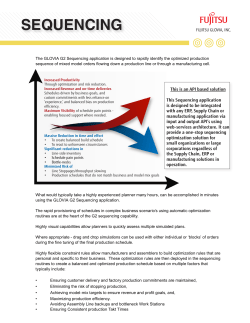 GloviaSequencing 1
