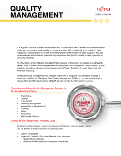 GloviaQualityManagement