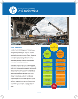 Civil Engineering Program Overview (PDF)