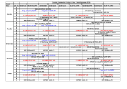 Central Computer Centre Time Table Jan 2016[PDF]
