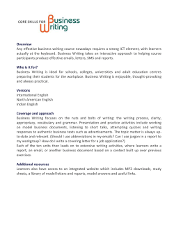 Busines Writing